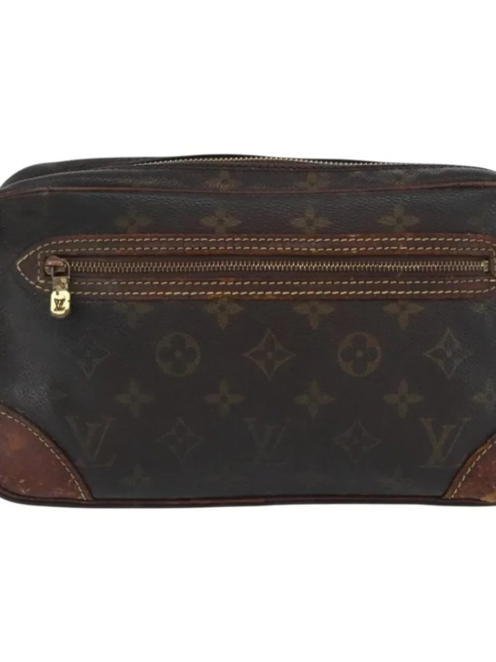 LOUIS VUITTON Monogram Marly Dragonne GM Clutch Bag M51825 LV Auth BA11061